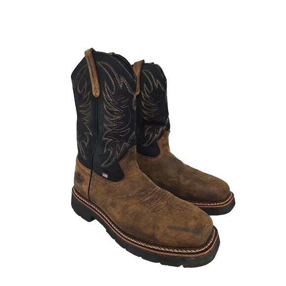 Thorogood Men's 11" Steel Toe WP Western Wellington Work Boot USA 804-4330 10D - Picture 1 of 7